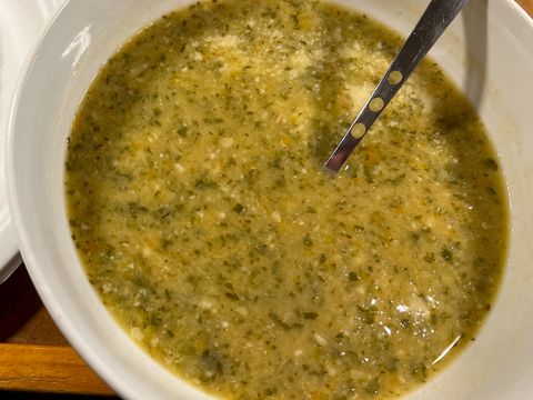 Creamy White Bean, Artichoke, and Kale Soup