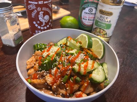 Korean Chicken and Rice Bowls
