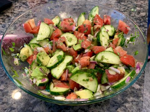 Cucumber Tomato Salad